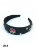 Multi-Coloured Charm & Rhinestone Hair Band